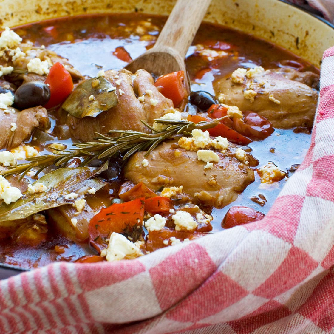 Mediterranean Stove Top Chicken Casserole