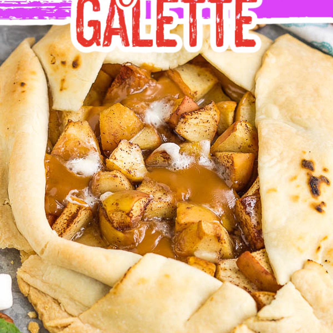 EASY APPLE GALETTE WITH PIE CRUST