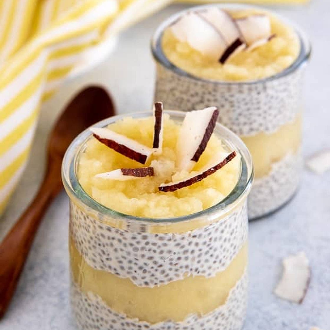 Pina Colada Chia Puddings