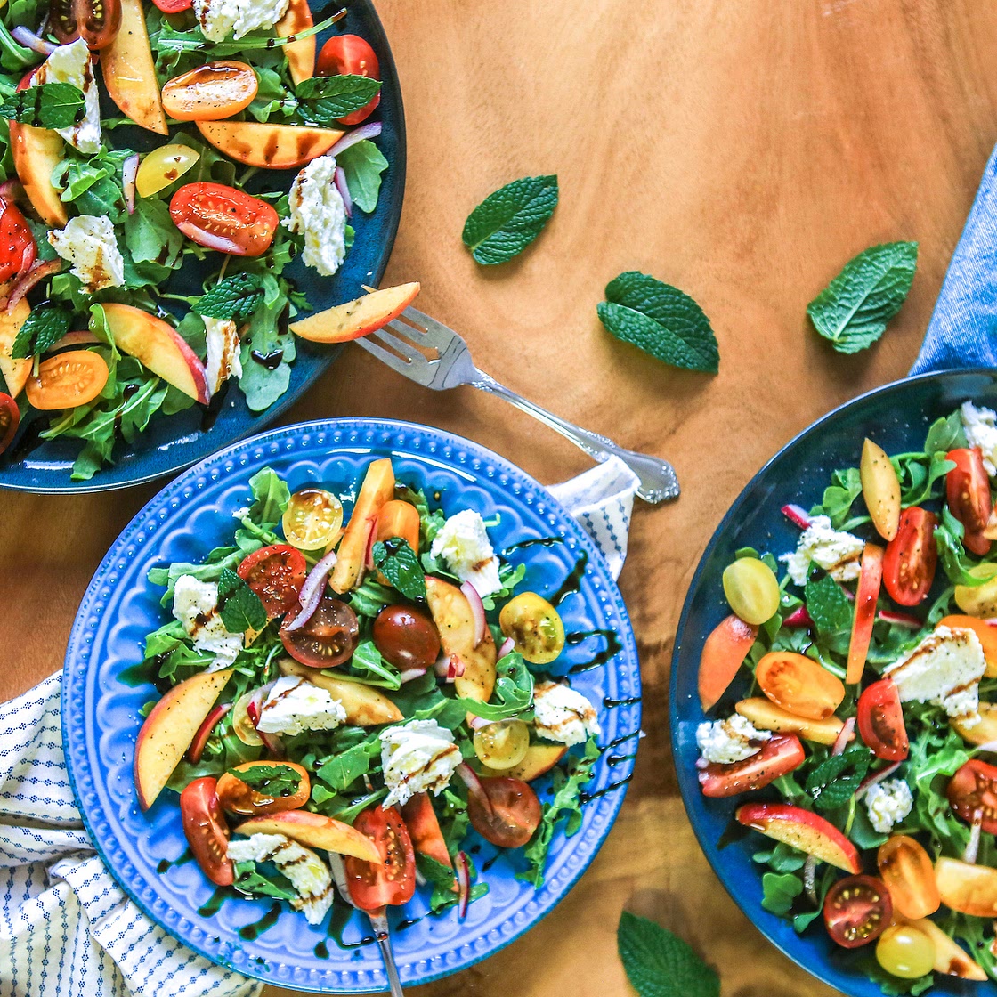 Peach Caprese Salad