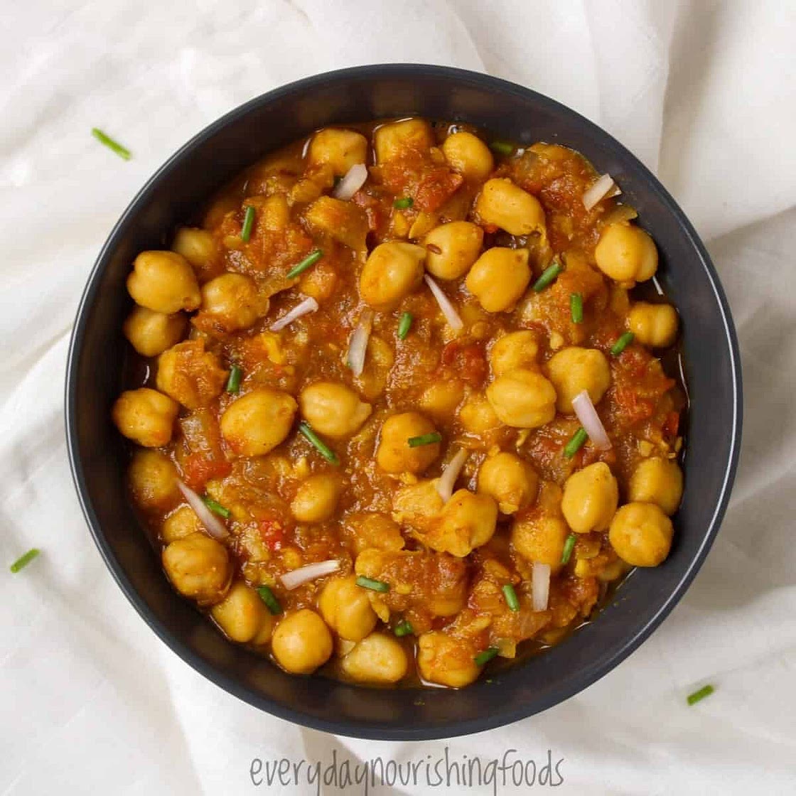 Easy Chickpea Masala Recipe (Spicy Indian Masala Chickpeas)