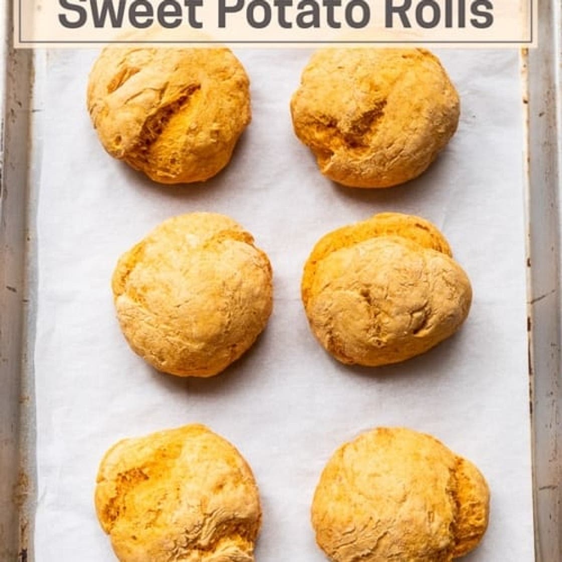 2-Ingredient Sweet Potato Rolls: No Yeast