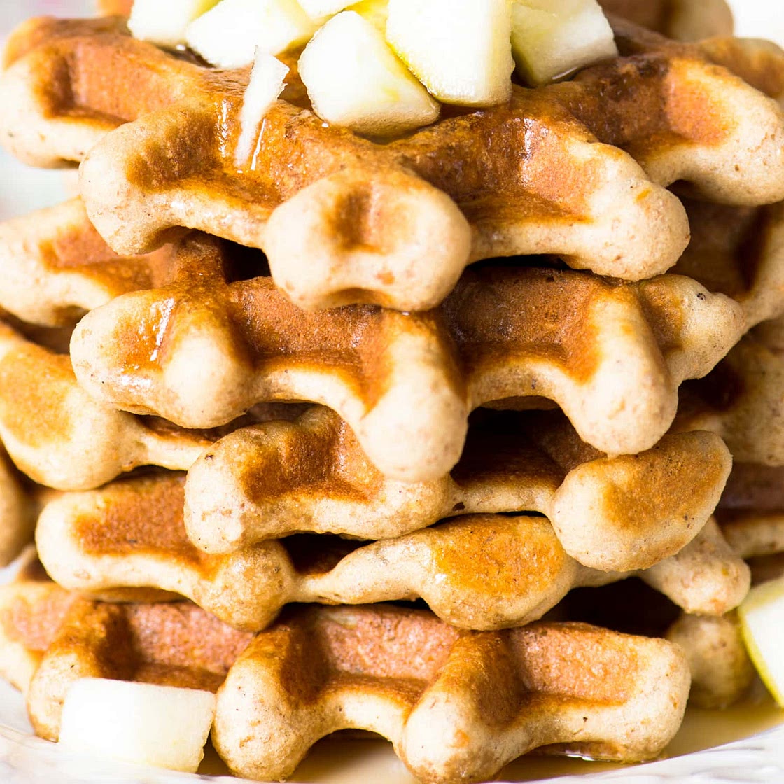 Easy Apple Waffles