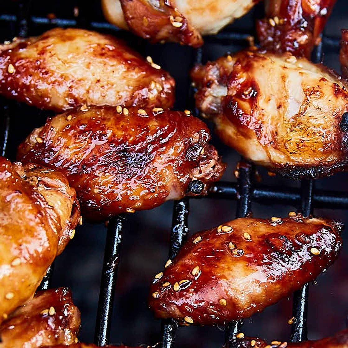 Grilled Chicken Wings (Korean Inspired)
