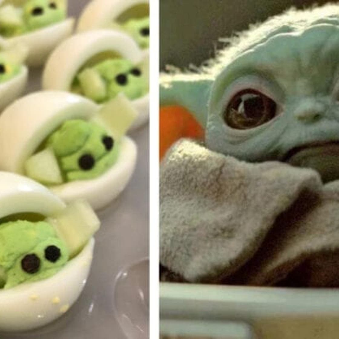 Baby Yoda Deviled Eggs