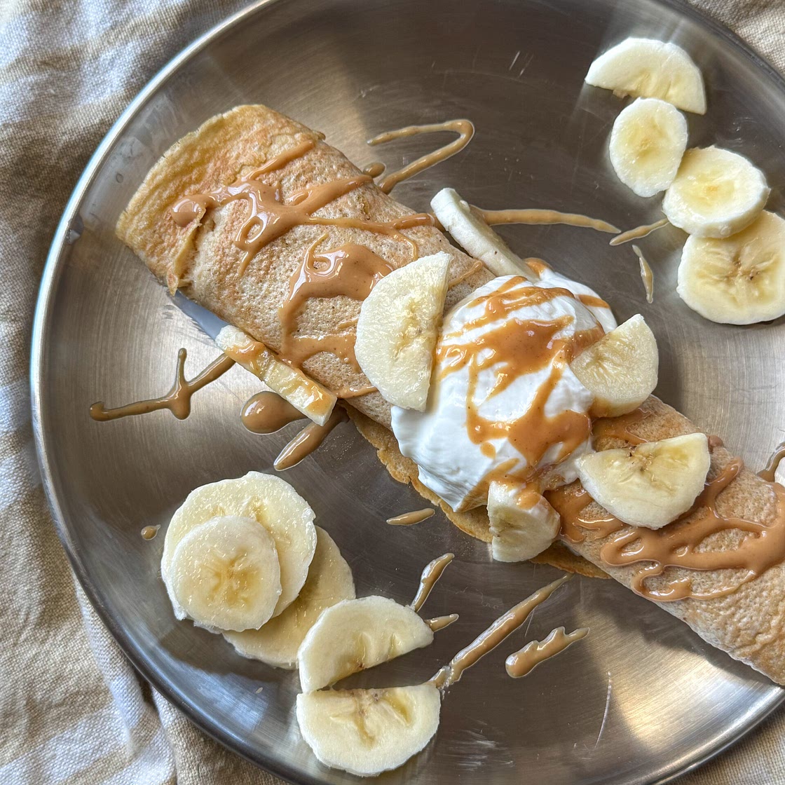 Easy Egg Crepe For Toddlers & Babies (no added sugar, only 3 ingredients!)