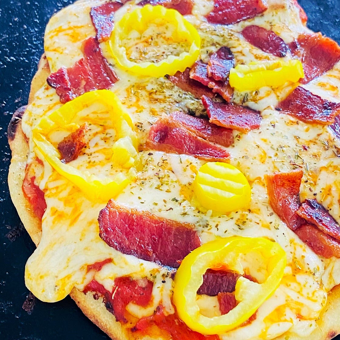 Blackstone Bacon Naan Flatbreads