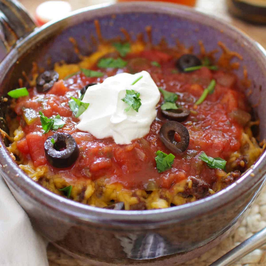 Taco Casserole For One