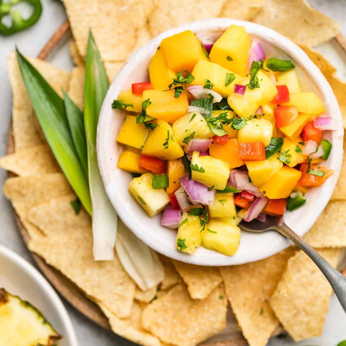 Easy Pineapple Mango Salsa Recipe