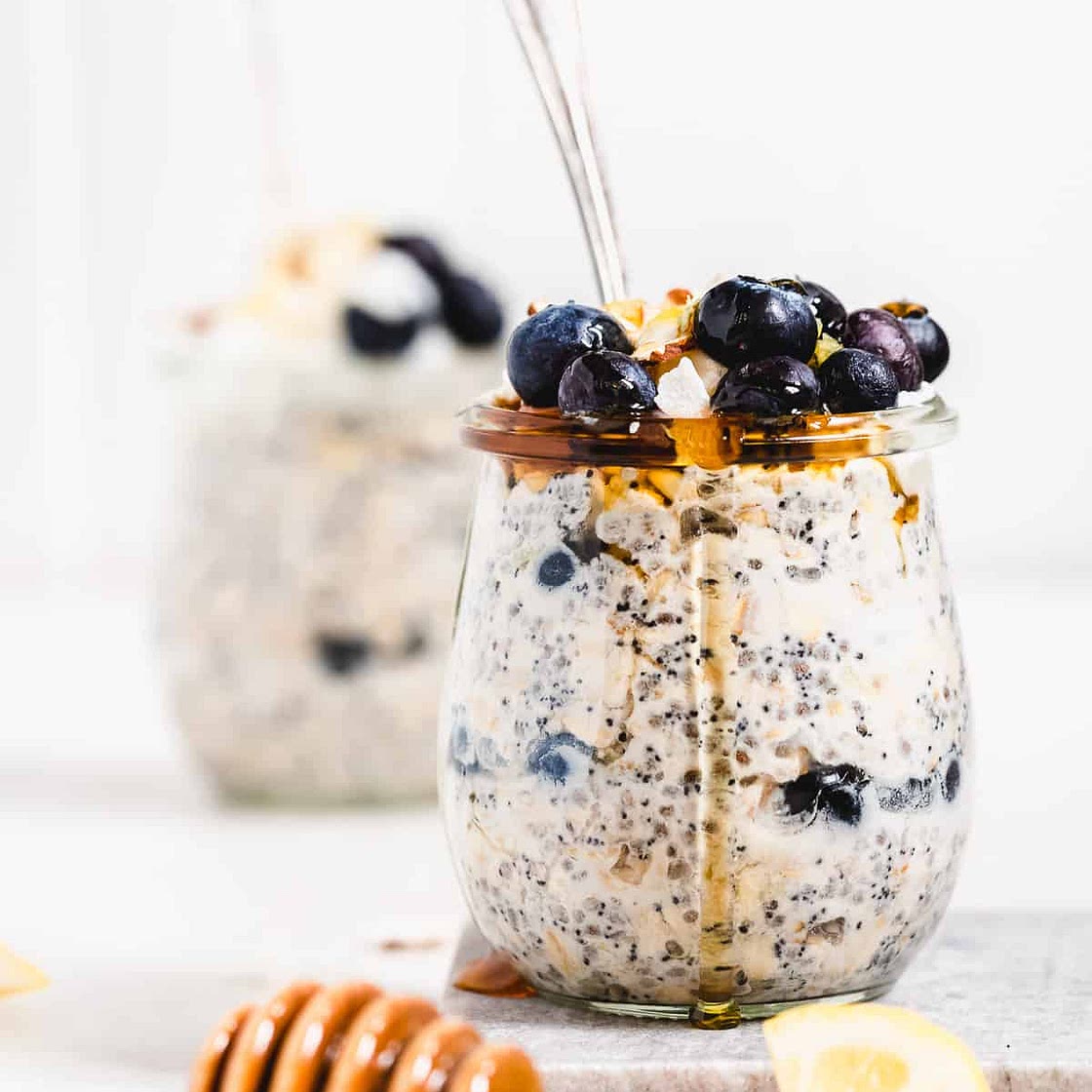 Lemon Poppy Seed Overnight Oats