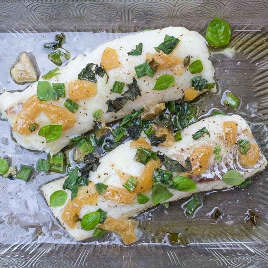Low FODMAP Cod with Preserved Lemons & Basil
