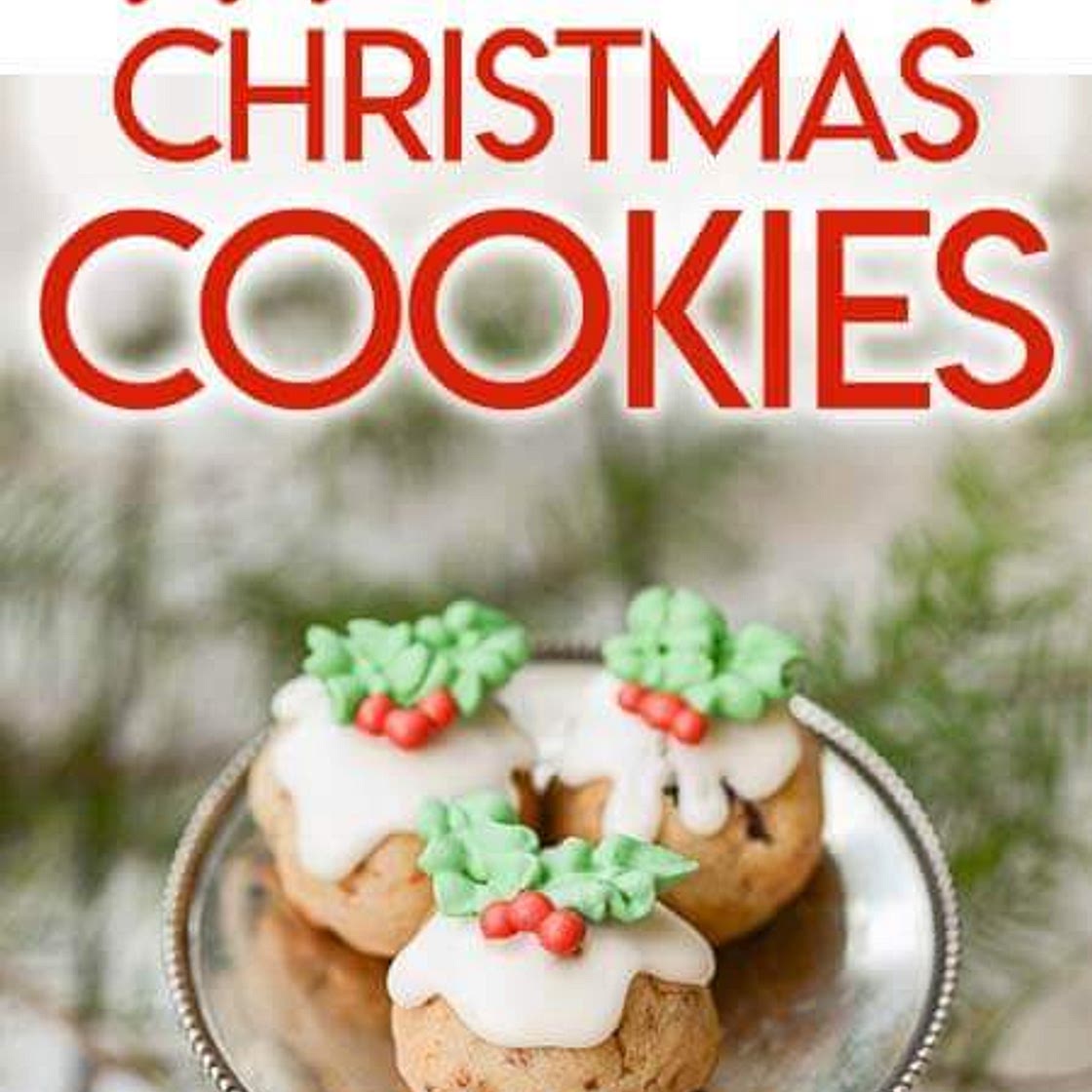 Figgy Pudding Cookies