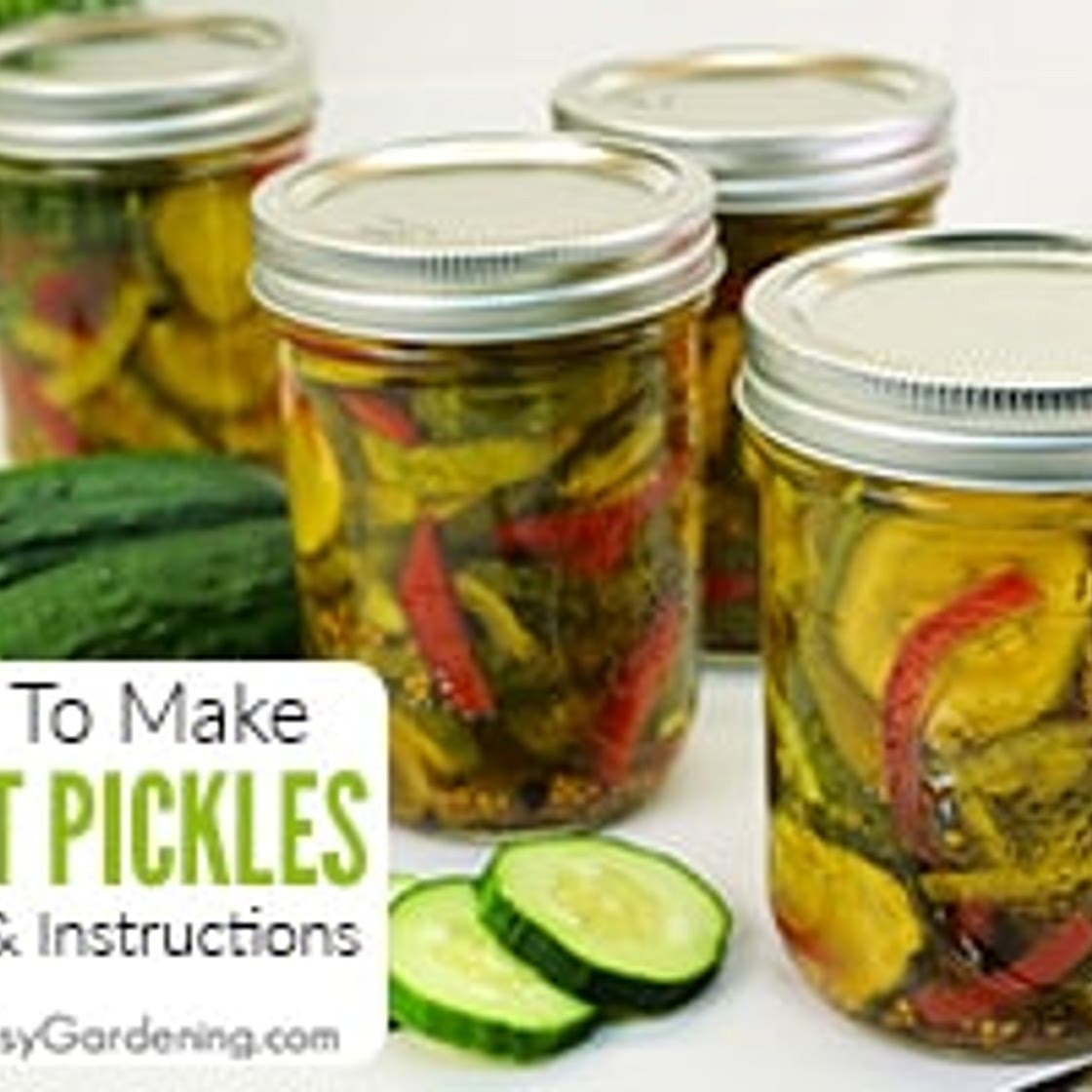 Old Fashioned Sweet Pickle Recipe