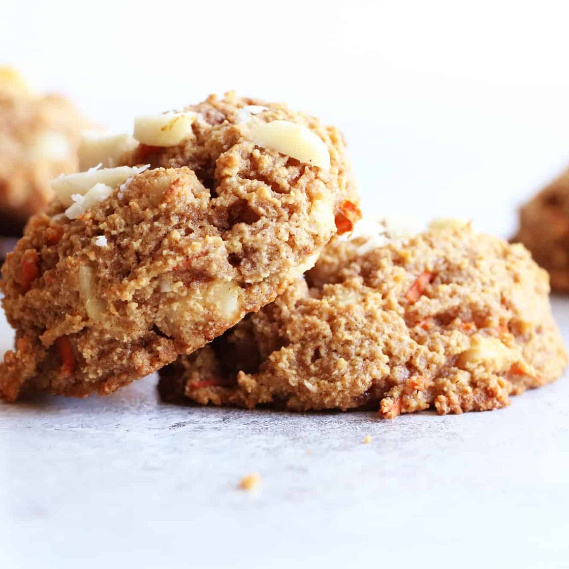 Carrot Cake Macadamia Nut Cookies