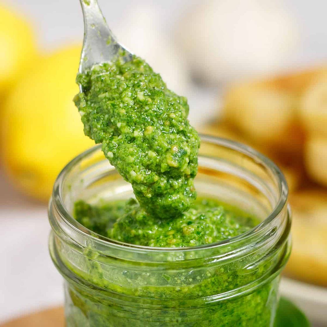 Lemon Almond Pesto
