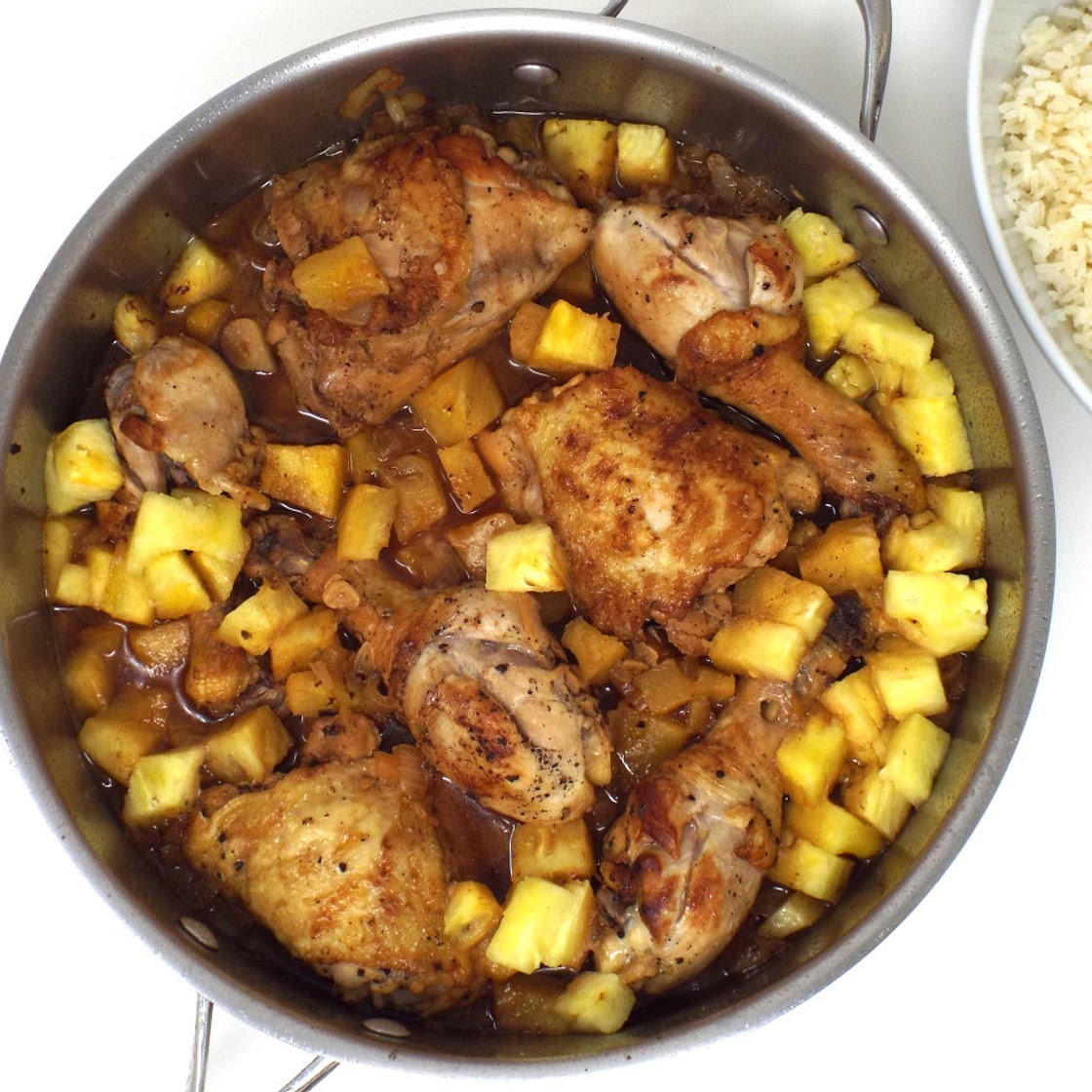 Chicken Hamonado with Jasmine Rice