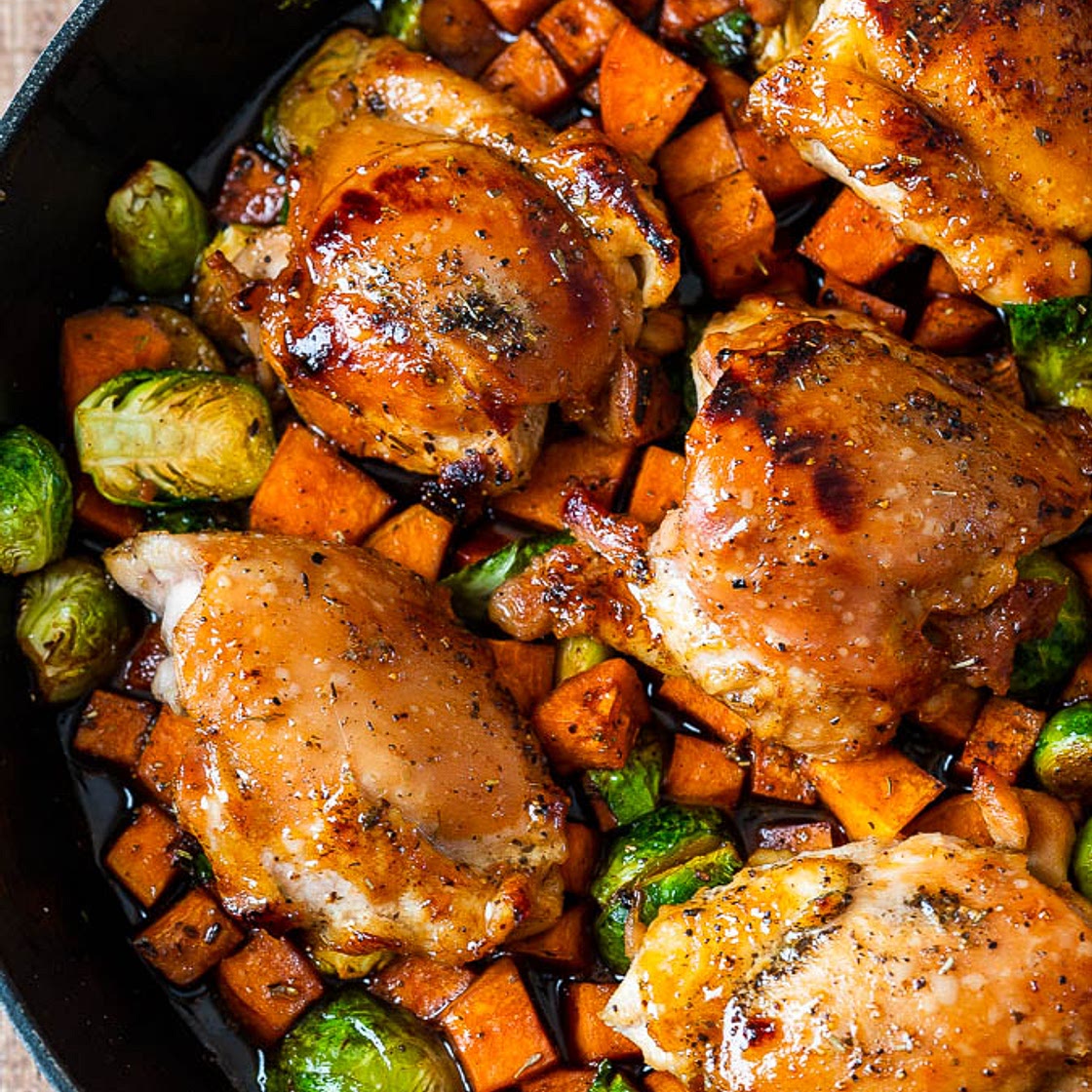Honey Glazed Chicken Skillet