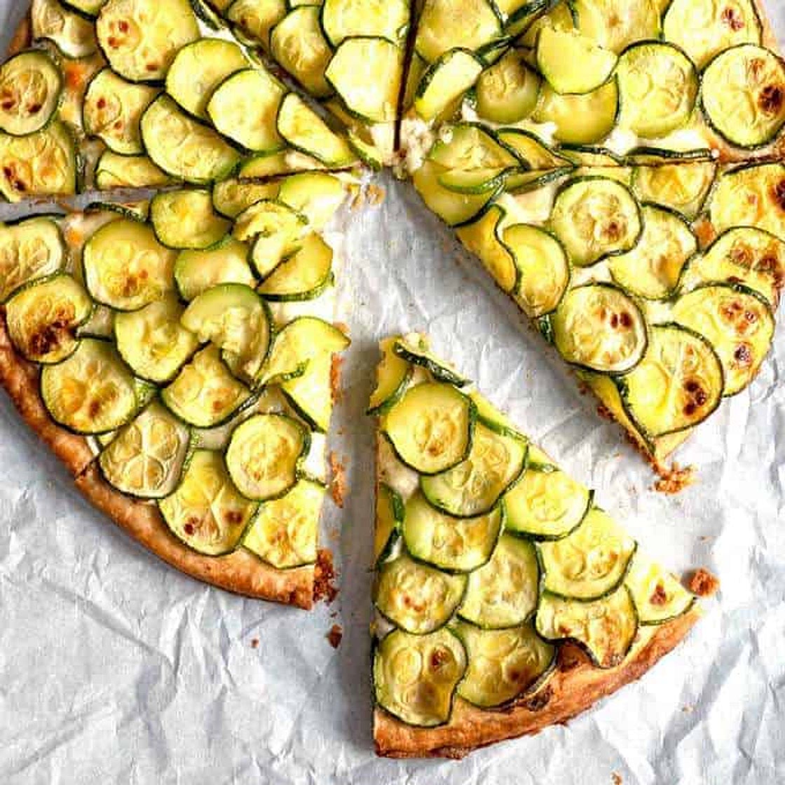 Three Cheese Zucchini Tart