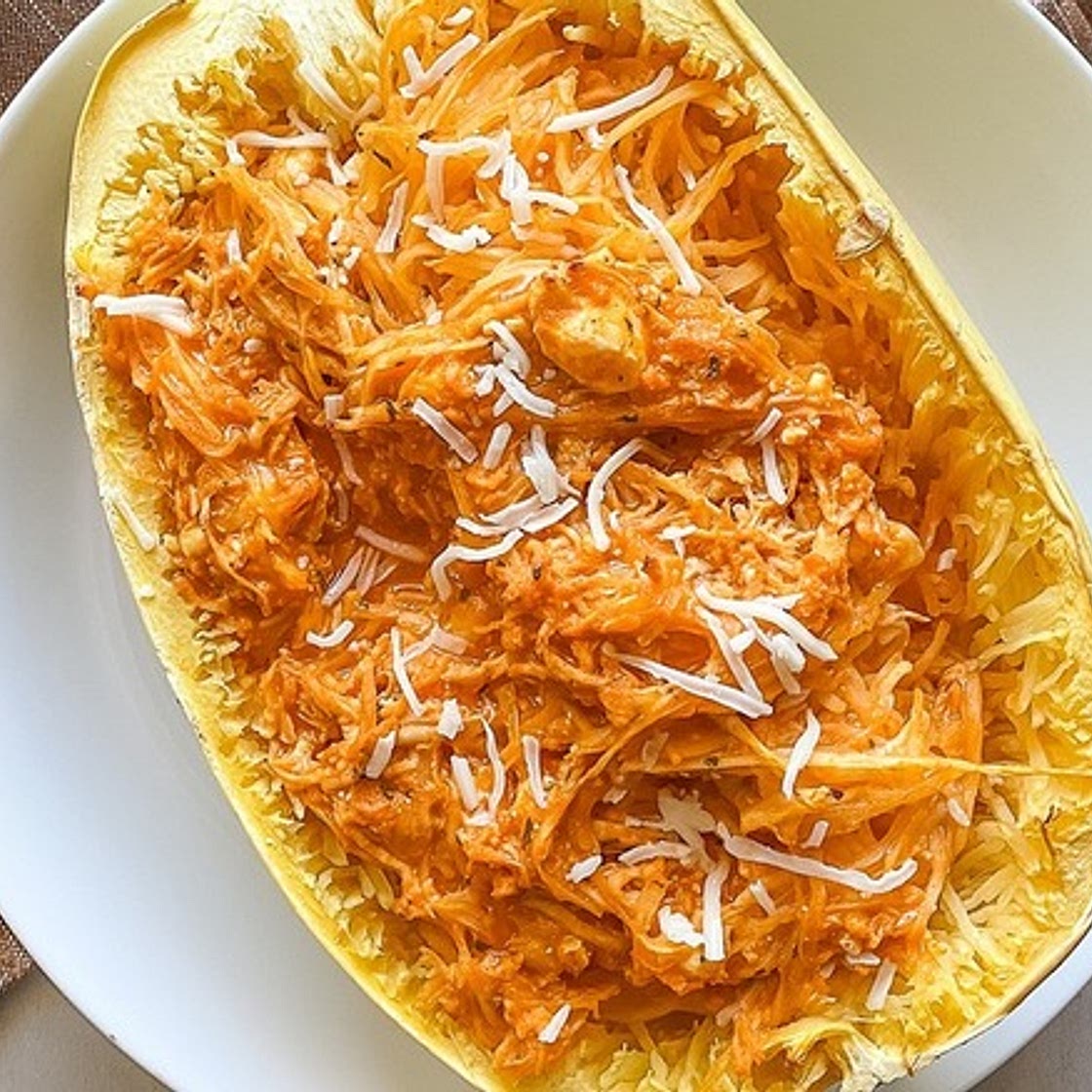 Buffalo Chicken Spaghetti Squash Recipe