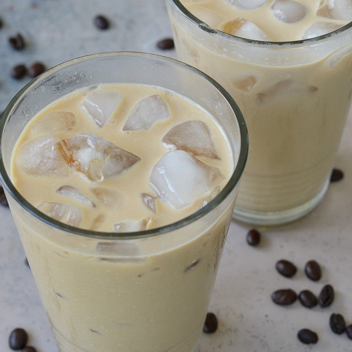 Vanilla Bourbon Iced Latte (sugar free + keto)
