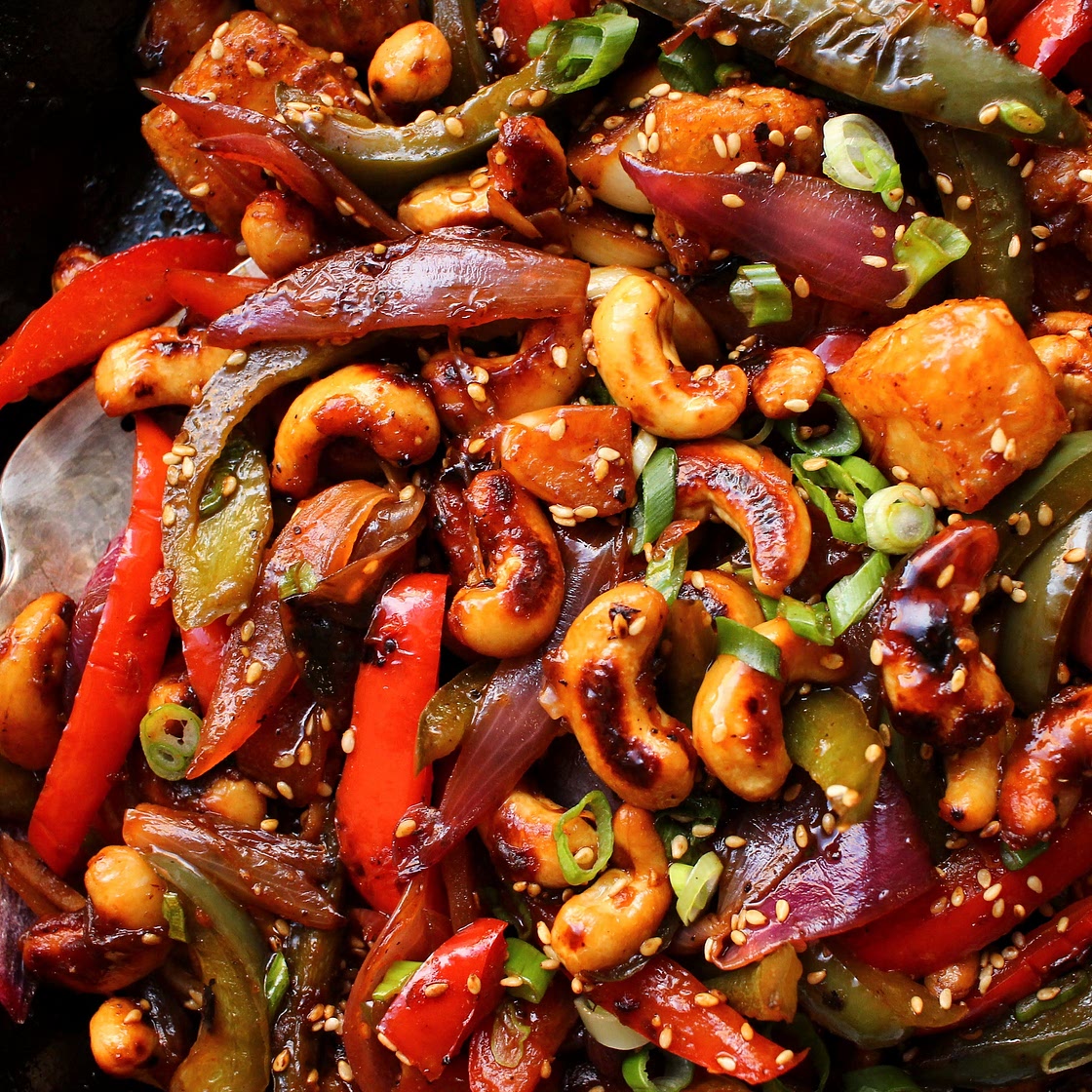 Sweet & Sour Cashew Stir-Fry