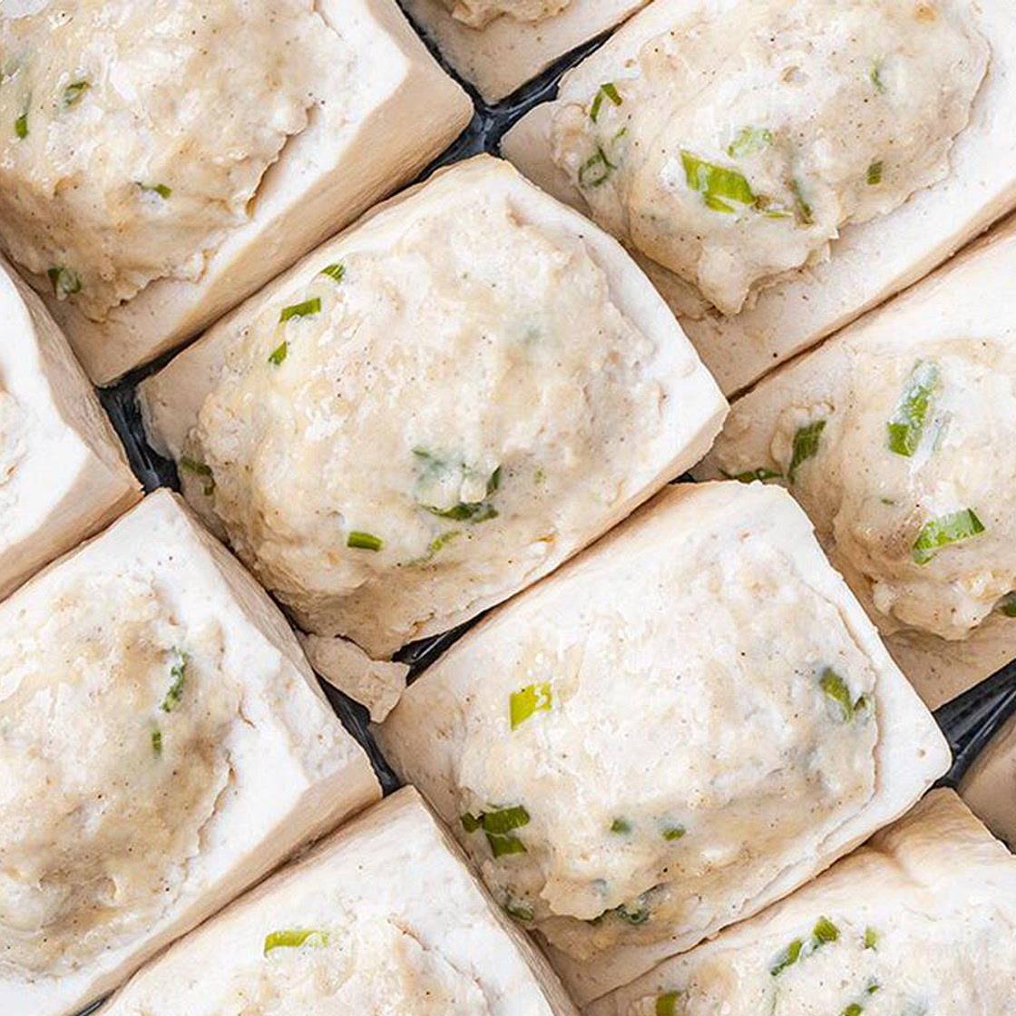 Steamed Stuffed Tofu