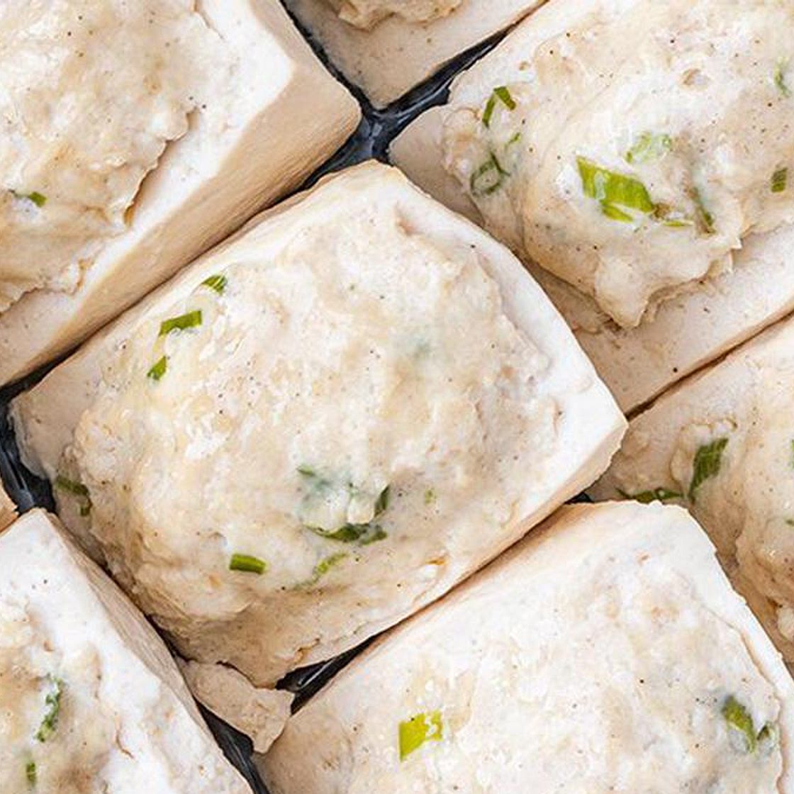 Steamed Stuffed Tofu