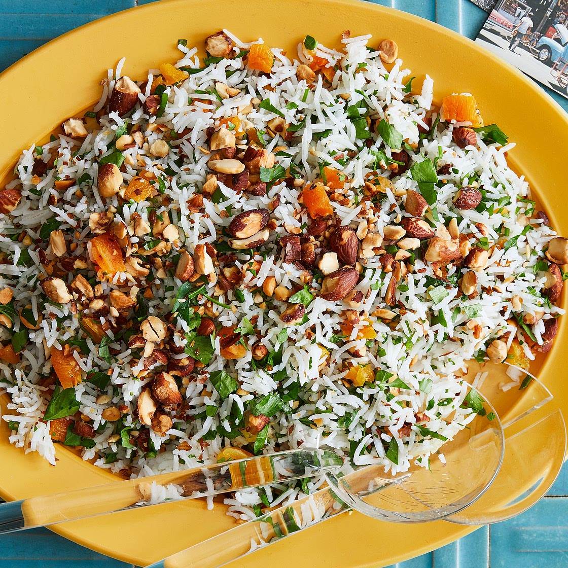 Greek Rice with Parsley, Almonds, and Apricots