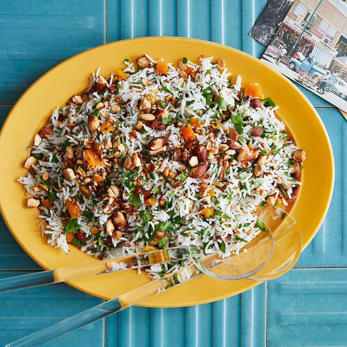 Greek Rice with Parsley, Almonds, and Apricots