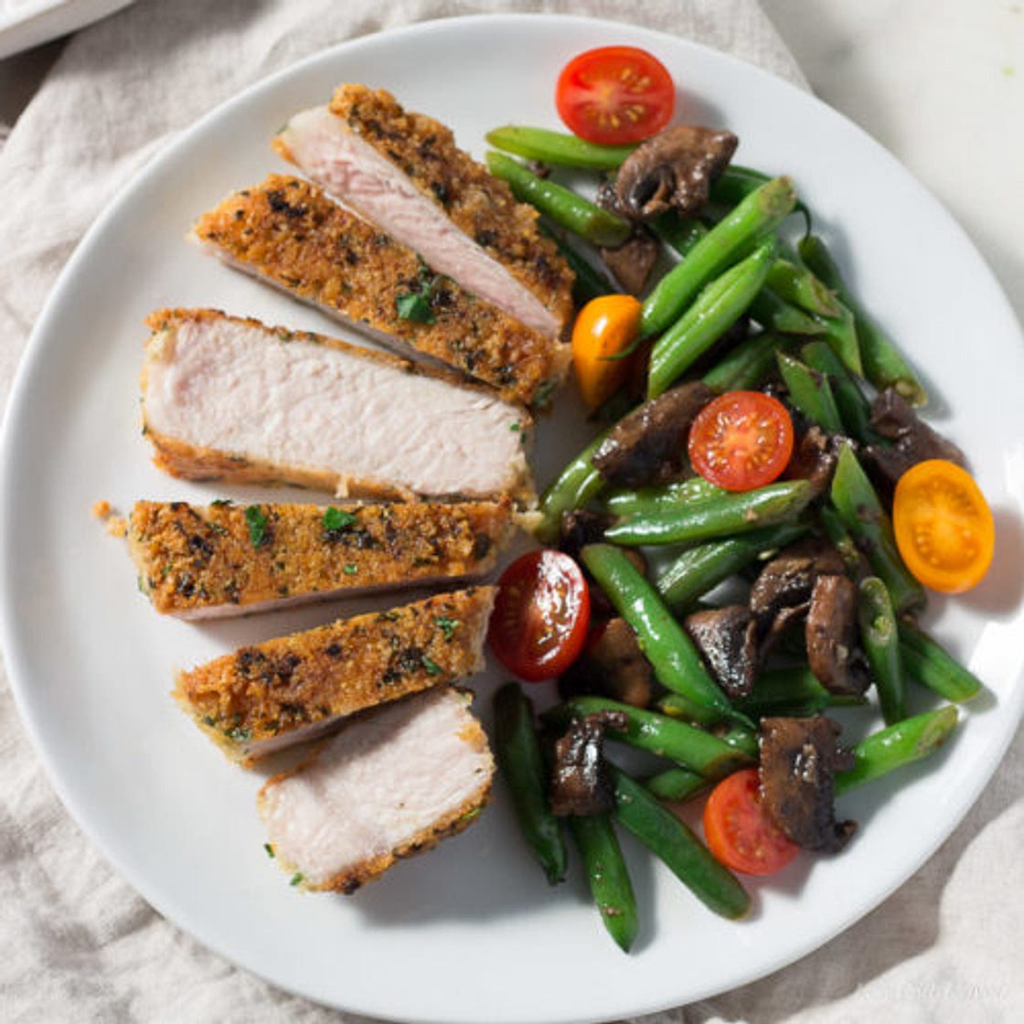 Parmesan Crusted Pork Chops (Boneless)