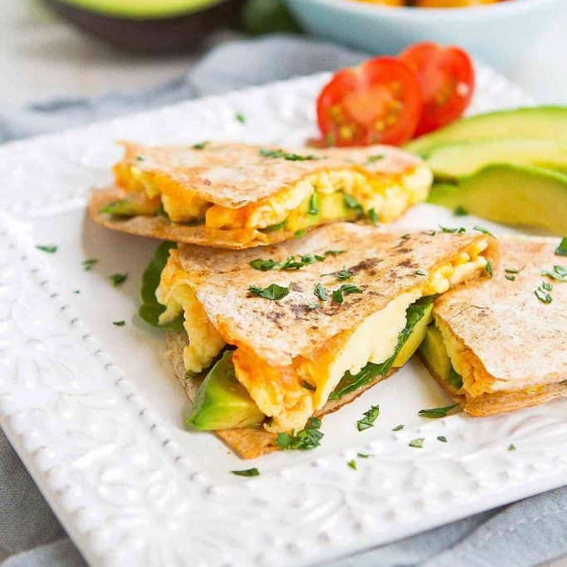 Egg & Avocado Breakfast Quesadilla