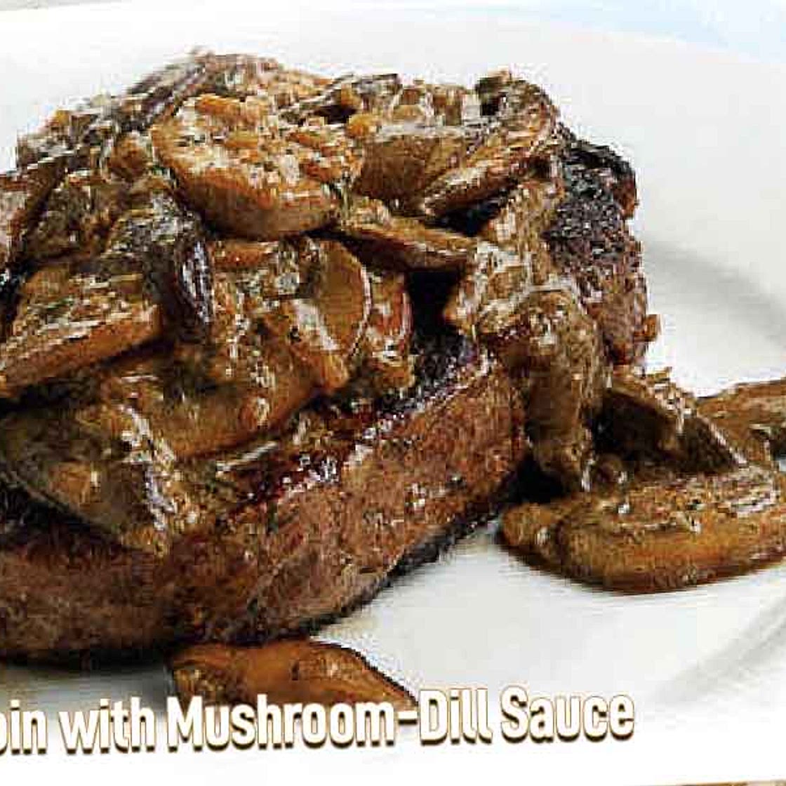 Beef Tenderloin with Mushroom-Dill Sauce - Vintage Paparazzi
