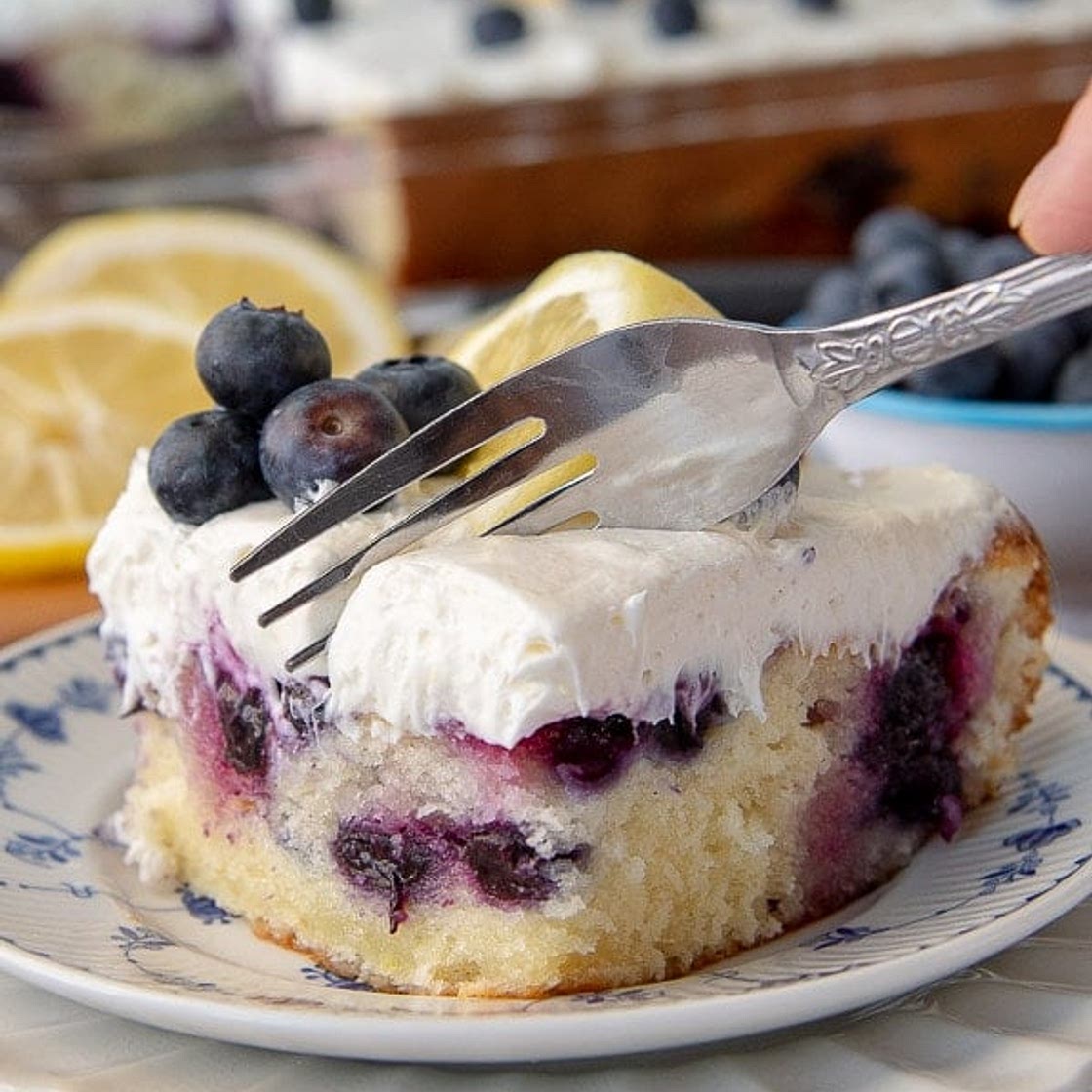 Best Lemon Blueberry Cake (Extra Moist)
