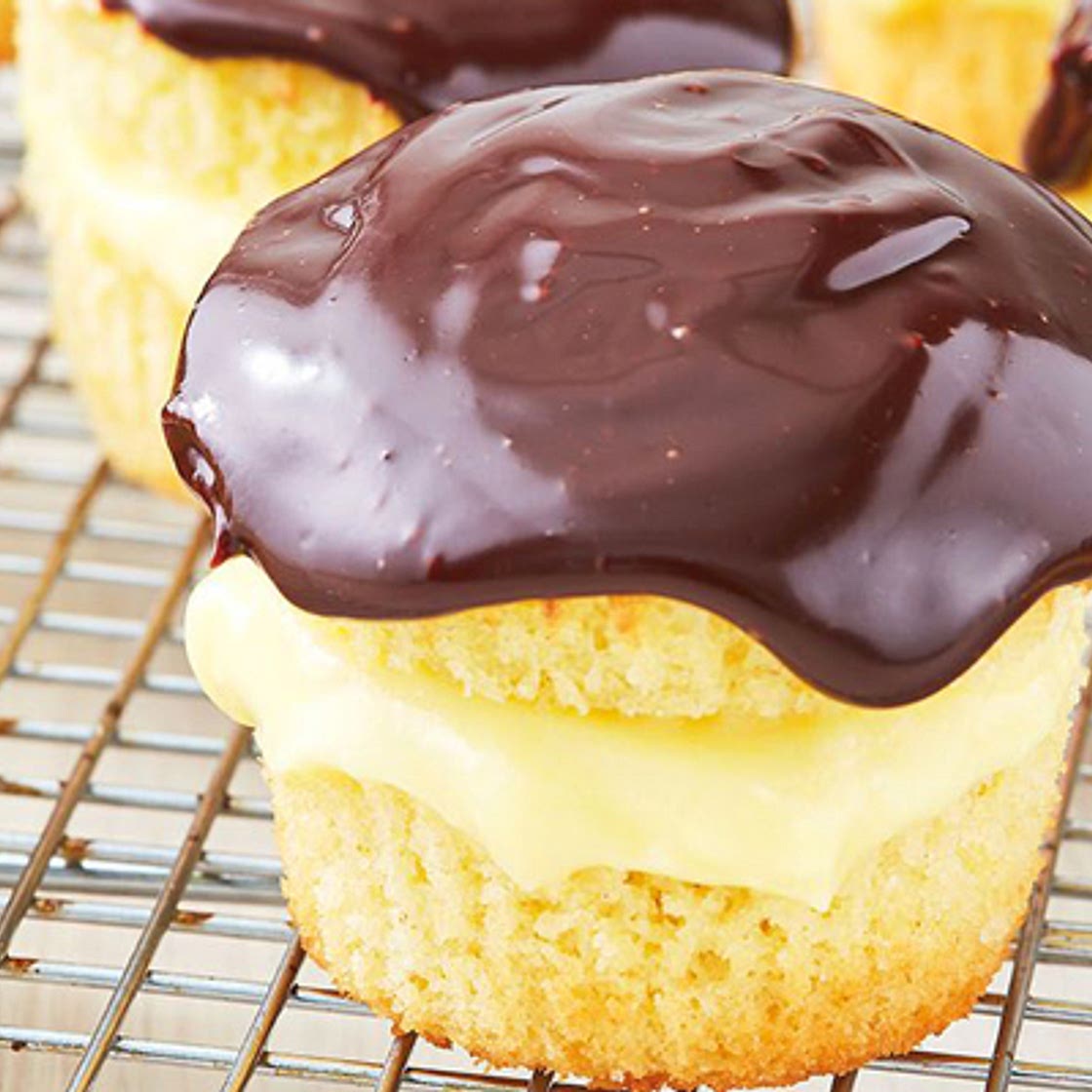 Boston Cream Cupcakes
