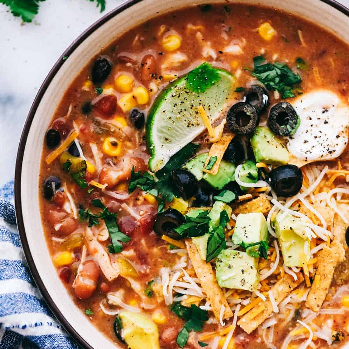 8 Can Chicken Taco Soup