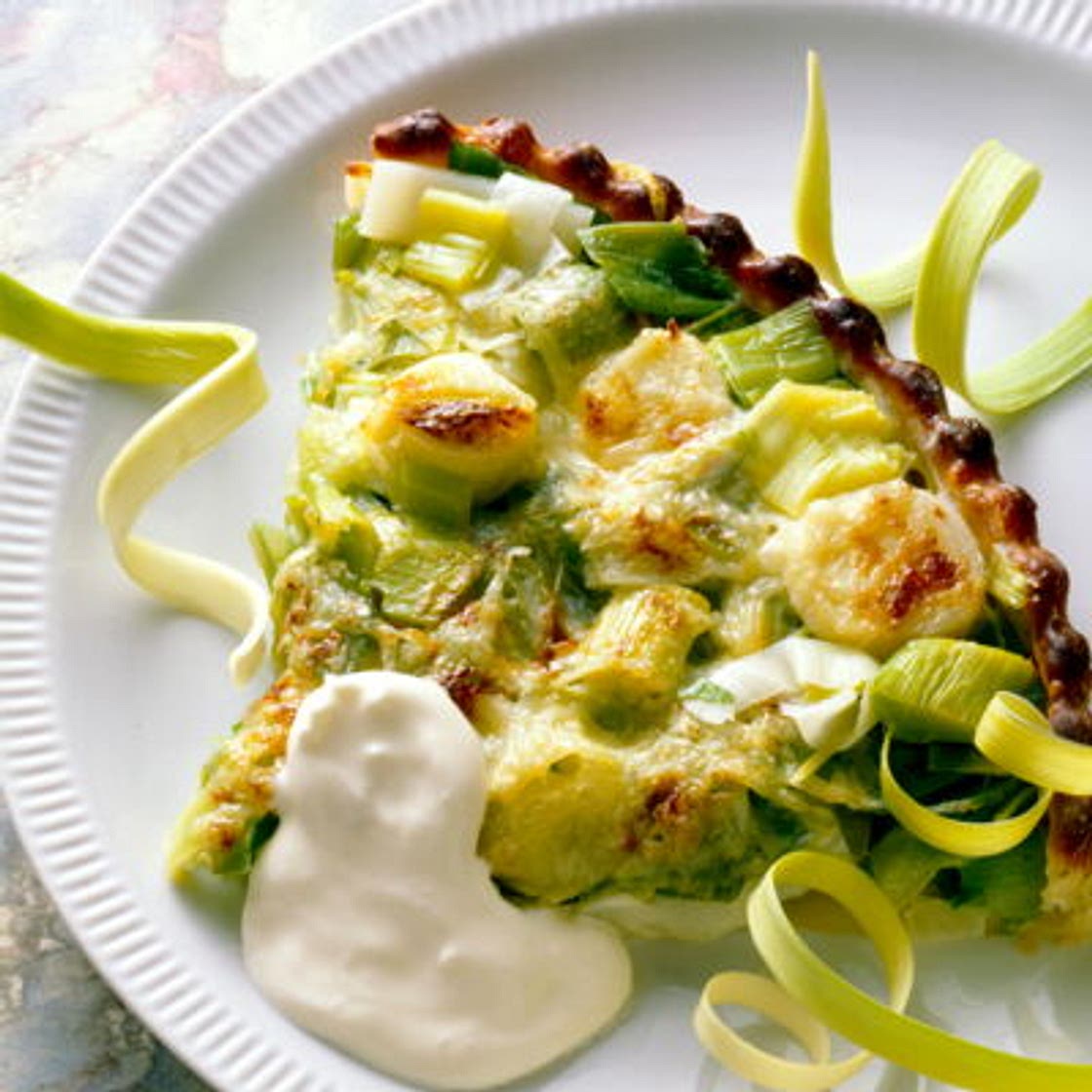 Tarte aux poireaux