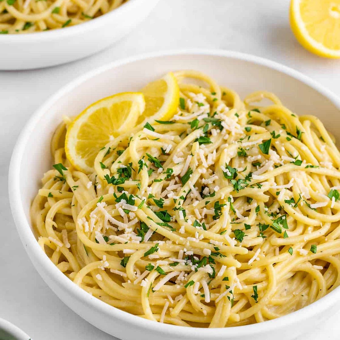 Creamy Vegan Lemon Pasta