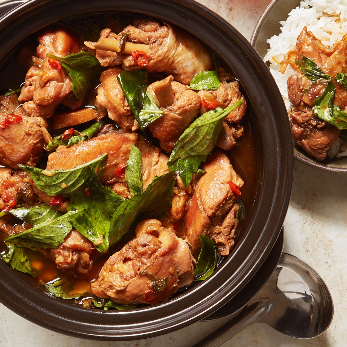 Three Cup Chicken (San Bei Ji)