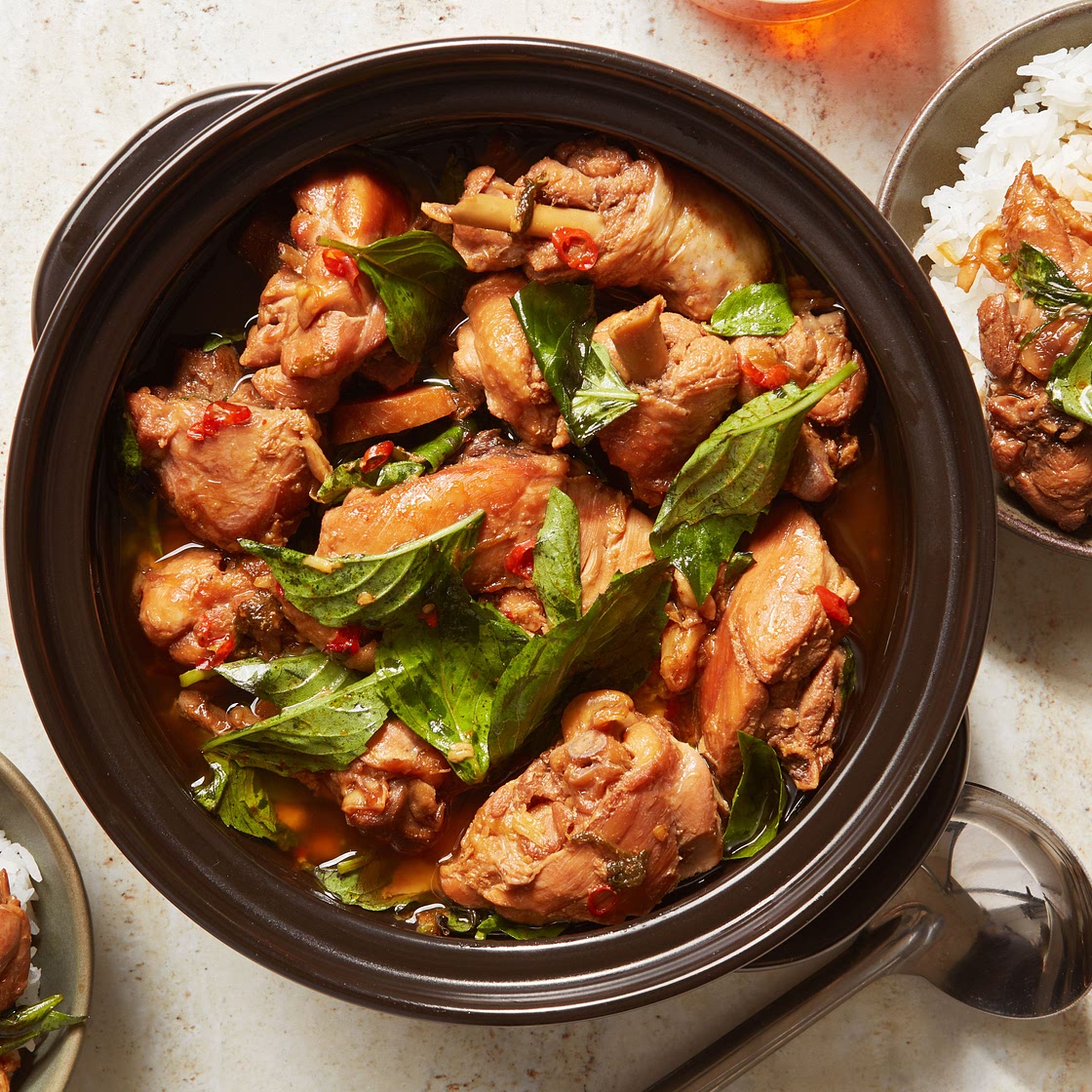 Three Cup Chicken (San Bei Ji)