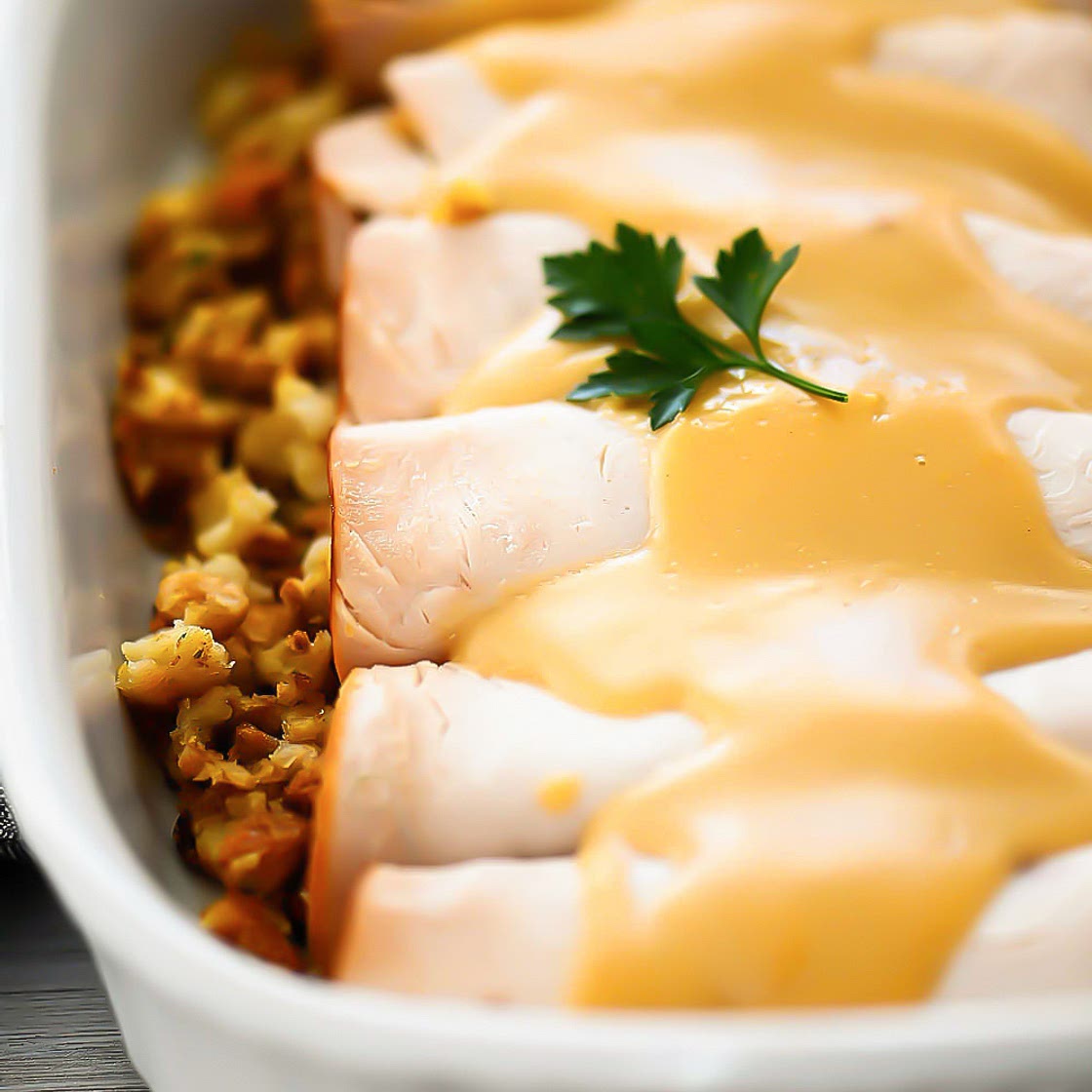 Turkey and Stuffing Roll Ups