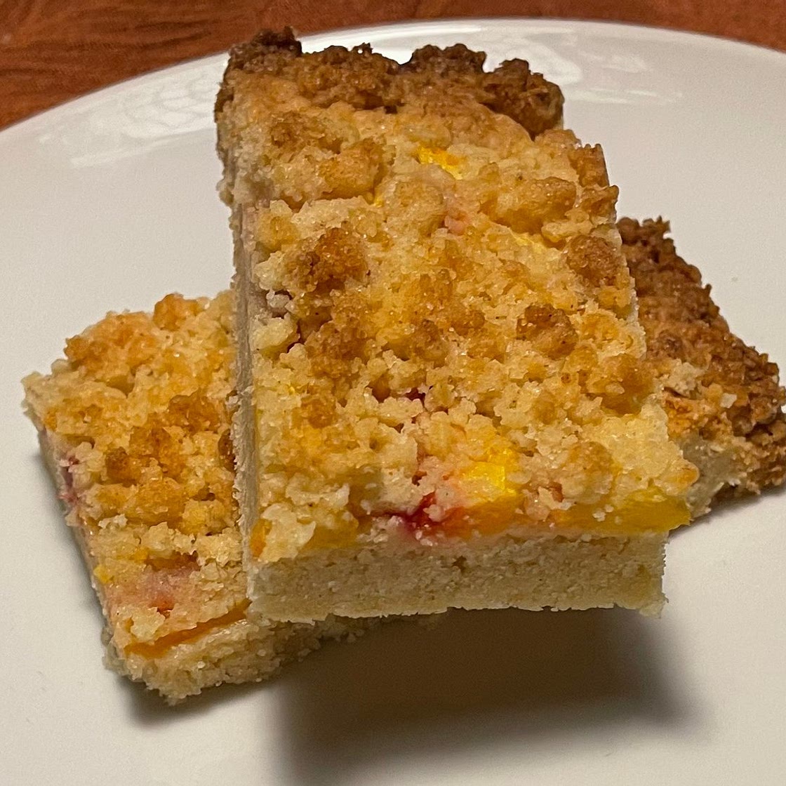Peach Shortbread