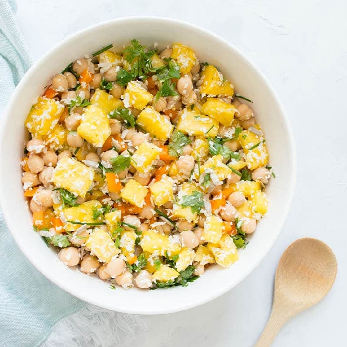 Chickpea Pineapple Summer Salad