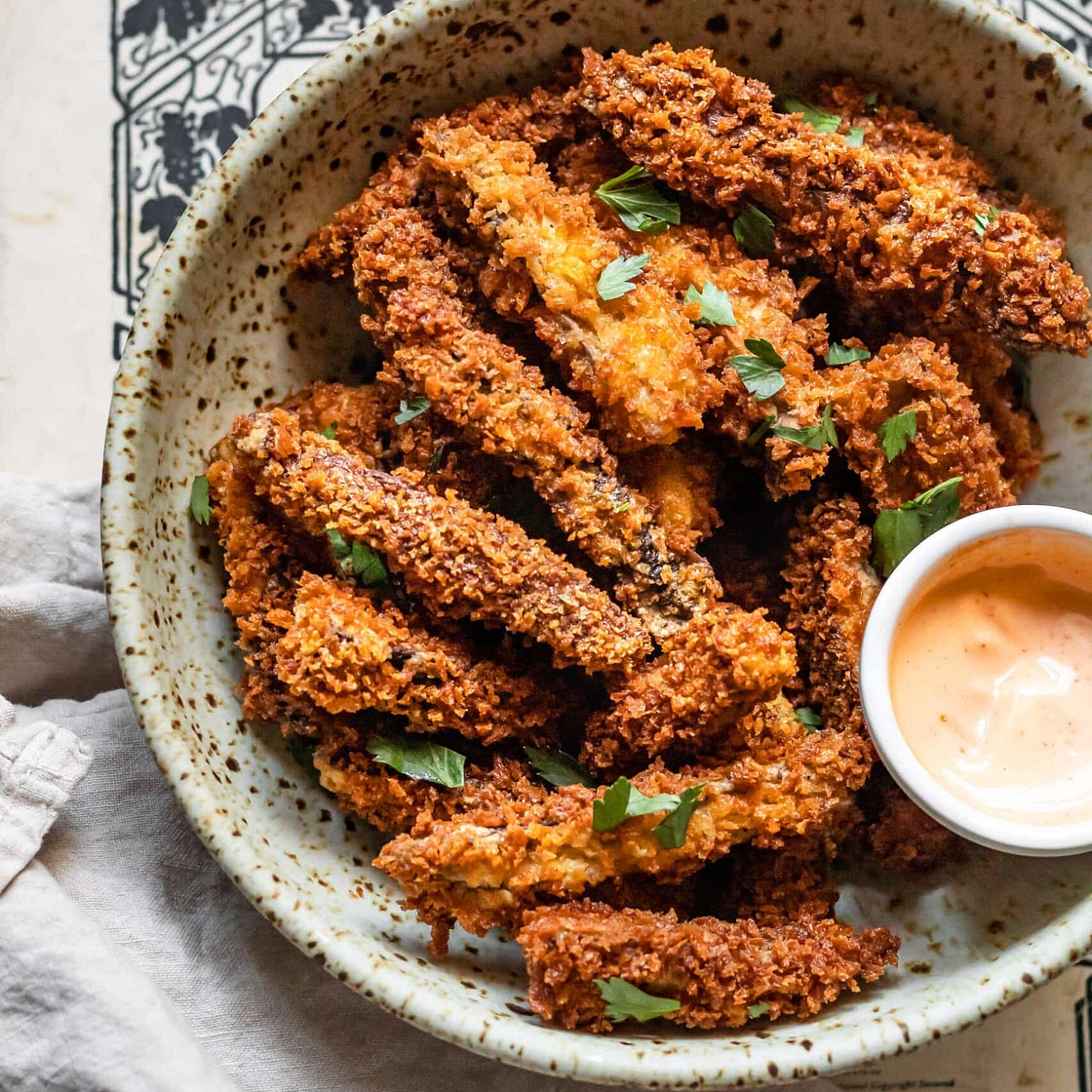 Portobello Mushroom Fries