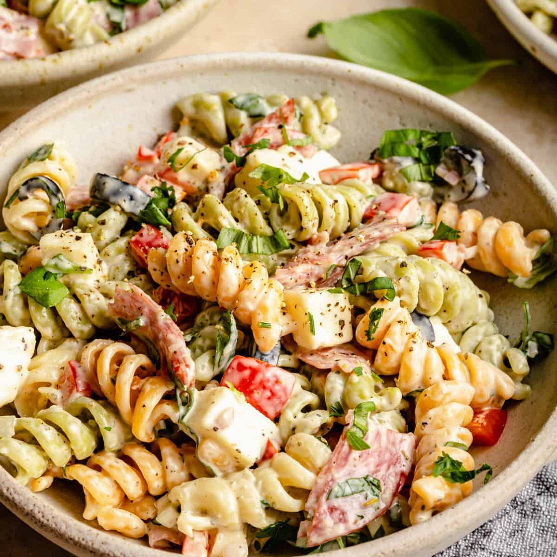 Creamy Italian Pasta Salad