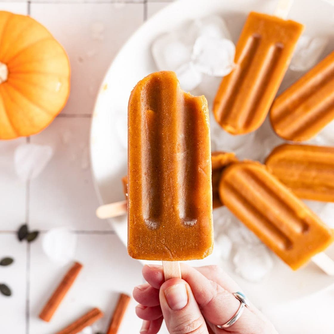 Pumpkin Popsicles