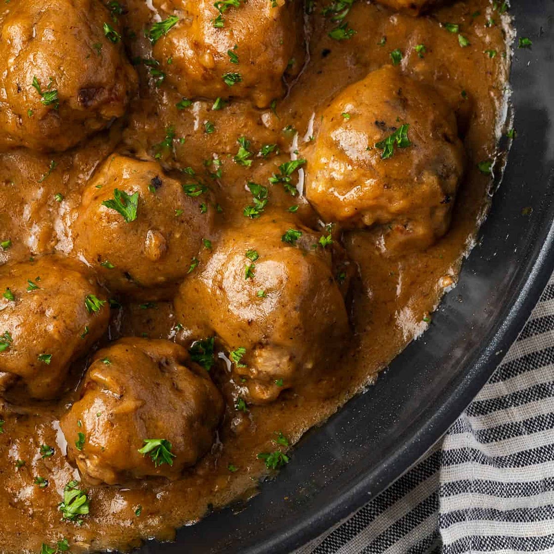 Gluten Free Swedish Meatballs