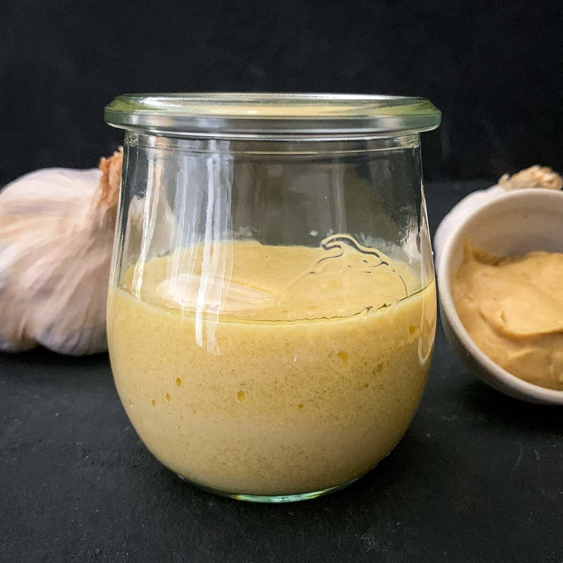 Apple Cider Vinaigrette with Garlic