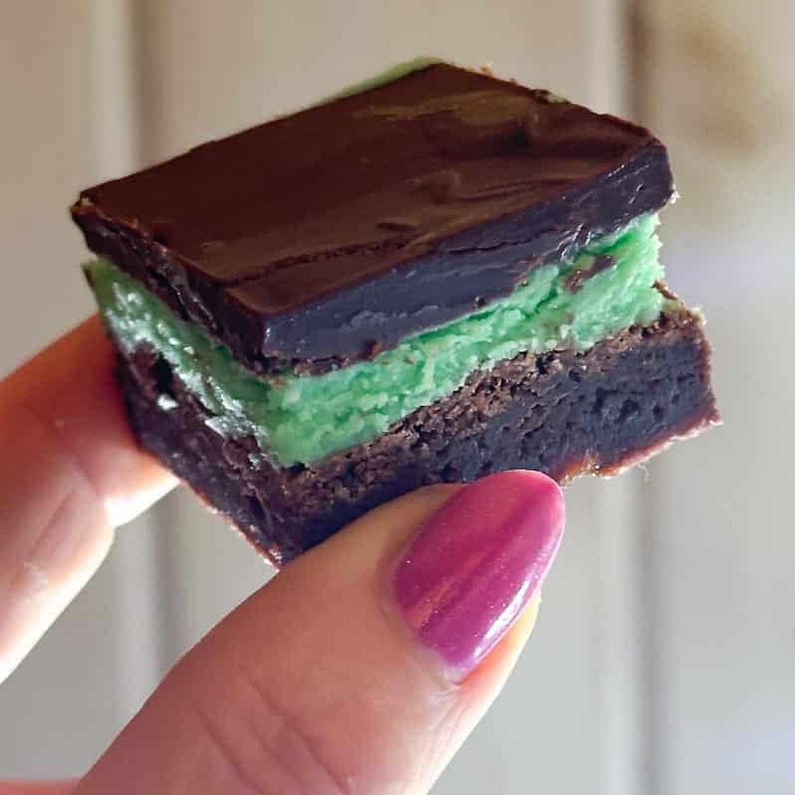 Low FODMAP Mint Brownies