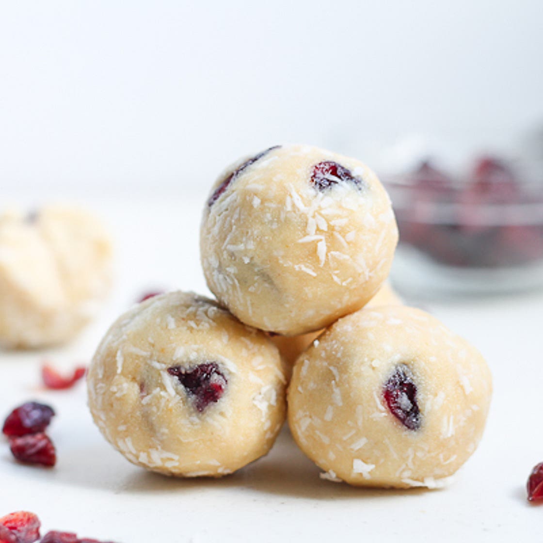 Cranberry Coconut Energy Balls