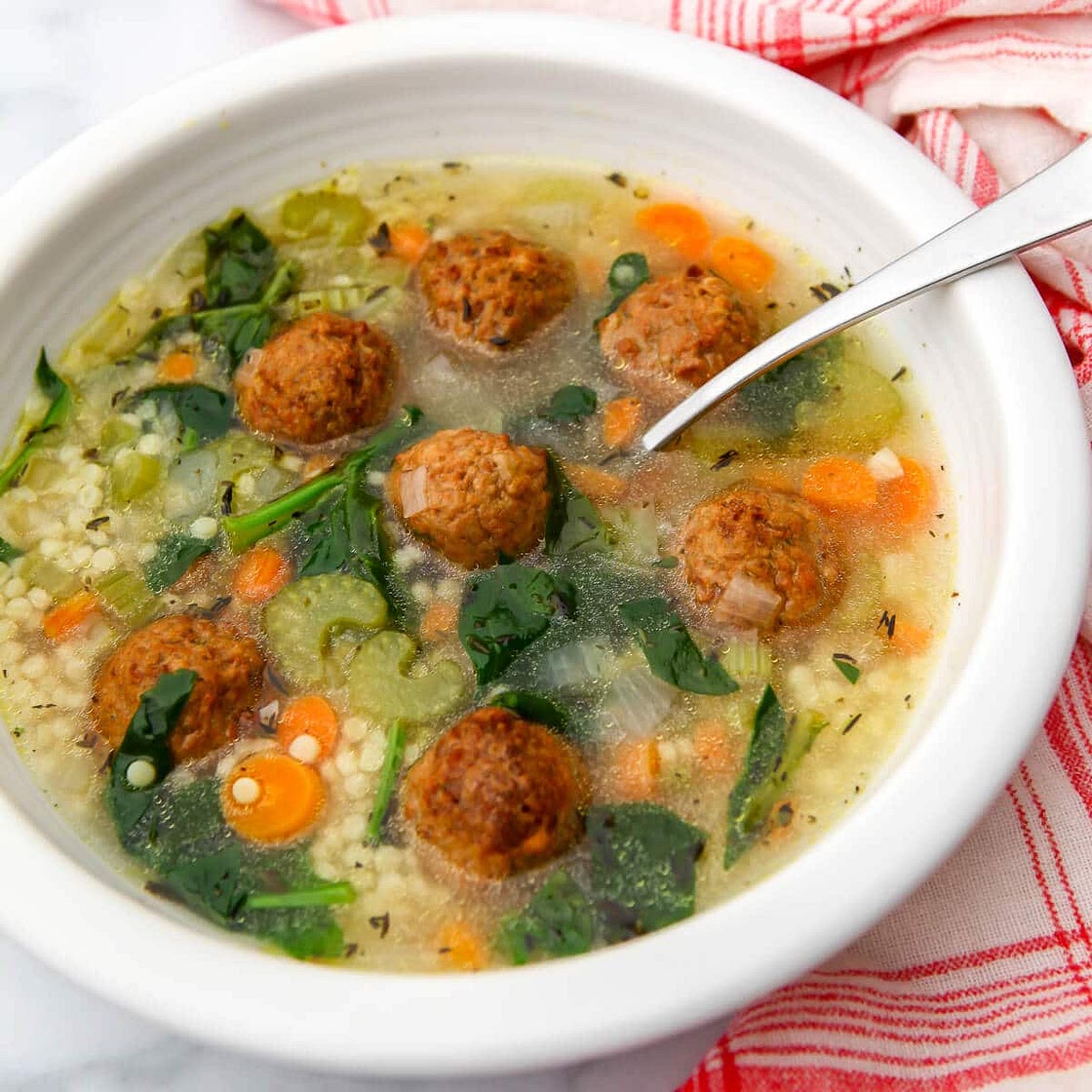 Vegan Italian Wedding Soup